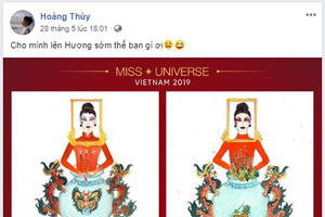 Hoàng Thùy chia sẻ hài hước "Cho mình lên Hương sớm thế bạn gì ơi"