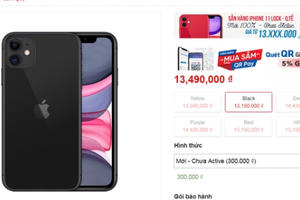 iPhone 11 khóa mạng Mỹ gây "sốt" ở Việt Nam, giá hơn 13 triệu đồng