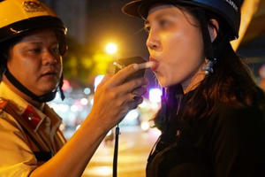 Gia tăng vi phạm nồng độ cồn dịp lễ 30/4 và 1/5