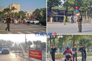 Giao thông "dễ thở" hơn trong lần thứ 2 cấm đường phục vụ diễn tập bảo vệ Đại hội XIV của Đảng