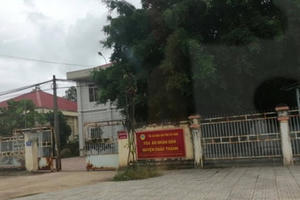 Ðiều tra nguyên Chánh án TAND huyện liên quan vụ tham ô tài sản