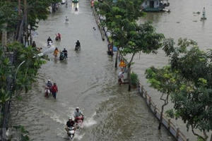 TP HCM: Cảnh báo triều cường tiếp tục gây ngập úng