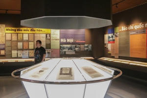 Bên trong Bảo tàng Báo chí Việt Nam ở Hà Nội