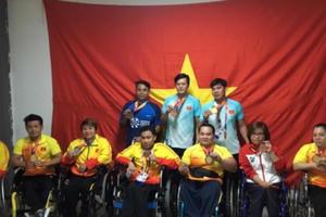 Thi đấu thăng hoa, đoàn thể thao Việt Nam giành "cơn mưa vàng" Asian Para Games 2018