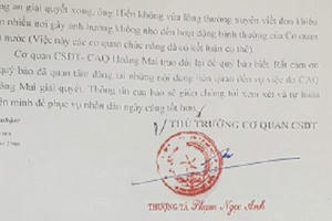 Vụ lãnh đạo doanh nghiệp "tố" bị công an phường đánh: Công an quận Hoàng Mai lên tiếng