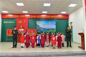 Thắm tình Xuân Biên phòng tại xã vùng biên Quảng Ninh