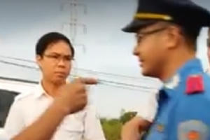 Hải Dương: Xuất hiện nhóm người hung hãn chống đối lực lượng TTGT