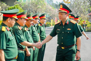 Thượng tướng Nguyễn Trường Thắng thăm, chúc Tết Bộ CHQS tỉnh Tây Ninh và lực lượng vũ trang nhân dịp Xuân Bính Ngọ 2026