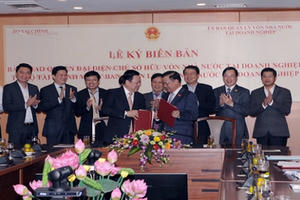 Bộ Tài chính bàn giao SCIC về Ủy ban Quản lý vốn nhà nước