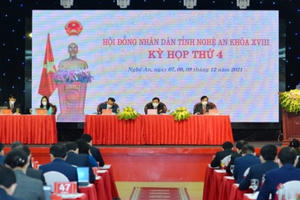 Nghệ An: Xem xét, thông qua 37 Nghị quyết trong kỳ họp thứ 4, HĐND tỉnh khóa XVIII