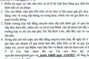 Bộ Y tế yêu cầu xác minh vụ sản phụ tử vong sau khi mổ tại Sóc Trăng