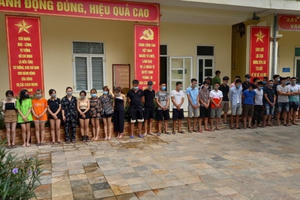 Thanh Hoá: Tạm giữ 6 đối tượng trong vụ sử dụng ma tuý tập thể tại huyện Triệu Sơn