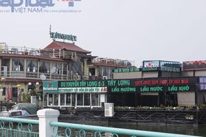 Tạm dừng hoạt động bến thủy nội địa Hồ Tây