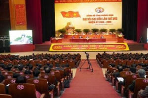 Khai mạc Đại hội Đại biểu Đảng bộ tỉnh Quảng Bình lần thứ XVII, nhiệm kỳ 2020 - 2025