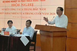 Bộ trưởng Nguyễn Xuân Cường: Không thay đổi chỉ tiêu tăng trưởng toàn ngành Bộ trưởng Nguyễn Xuân Cường: Không thay đổi chỉ tiêu tăng trưởng toàn ngành