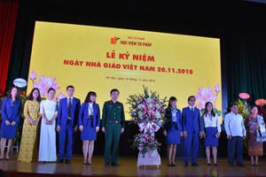 Học viện Tư pháp tổ chức Lễ kỷ niệm chào mừng Ngày Nhà giáo Việt Nam 20/11