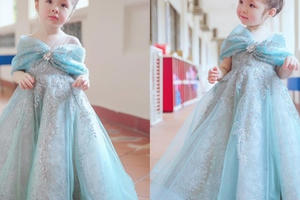 Con gái Elly Trần hóa nàng “Lọ Lem” gây sốt