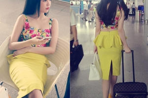 Ngọc Trinh sành điệu với thời trang sân bay "cực đỉnh" Ngọc Trinh sành điệu với thời trang sân bay "cực đỉnh"
