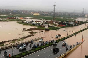 Lịch sử ngập lụt 2008 gần như tái hiện lại tại Thủ đô