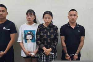 Hải Dương: Bốn "nam thanh nữ tú" bay lắc trong khách sạn