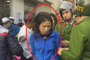Nữ đạo chích bị tóm gọn khi đang tẩu thoát trên đường Trần Duy Hưng