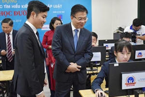 Ngày 09/11 trao giải Cuộc thi trực tuyến toàn quốc “Pháp luật học đường”