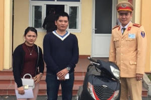 Mất xe SH hơn 1 năm ở Hà Nội, nay được CSGT tìm thấy ở Quảng Ninh