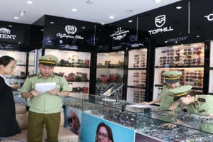 Thái Nguyên: Thu giữ gần 300 sản phẩm có dấu hiệu giả mạo thương hiệu nổi tiếng