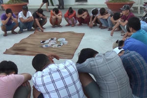 An Giang: Bắt 23 đối tượng đánh bạc dưới hình thức lắc tài xỉu ăn tiền