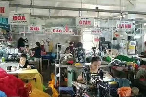 Lầu may ở chợ Đông Ba