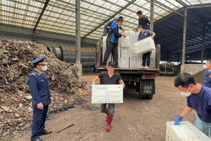 Quảng Ninh: Tiêu hủy gần 29.000 quả trứng gia cầm không rõ nguồn gốc