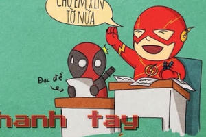 Bộ ảnh siêu đáng yêu biến thể từ các siêu anh hùng của sinh viên trường Báo