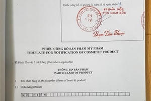 Kỳ 1 - Mỹ phẩm đã công bố vẫn bị xử phạt với lý do… chưa công bố