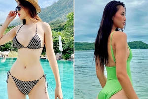 Đọ body của Kỳ Duyên – Tiểu Vy: Hai nàng Hậu thích diện bikini nhất showbiz Việt