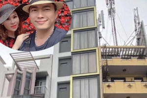 Cận cảnh nhà 7 tầng ở TP.HCM của Kinh Quốc và vợ đại gia
