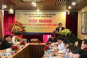 Tổng kết thi đua khối cơ quan tư pháp các tỉnh Đồng bằng Bắc Bộ