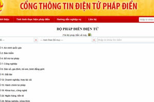 Phê duyệt kết quả pháp điển hệ thống quy phạm pháp luật