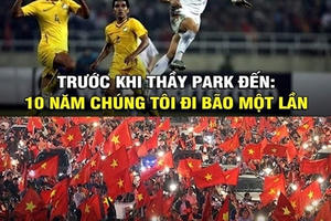 Dân mạng thi nhau chế ảnh sau chiến thắng của đội tuyển U22 Việt Nam