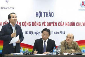 Quyền của người chuyển giới cần thể chế hóa bằng luật