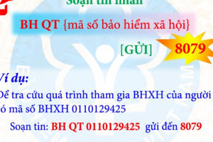 Tra cứu quá trình tham gia BHXH, BHYT bằng tin nhắn điện thoại