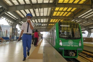 Metro Cát Linh - Hà Đông tiếp tục diễn tập sự cố bất ngờ, không báo trước