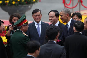 Toàn cảnh lễ đón chính thức Tổng thống Mỹ Obama