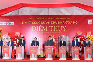 Thái Nguyên khởi công 2 dự án nhà ở xã hội hơn 2.100 tỷ đồng