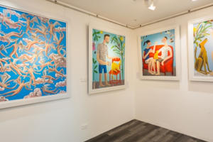 Họa sỹ nào tham dự Hội chợ nghệ thuật tổ chức tại London?