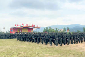 Gần 1.500 tân binh bước vào khóa huấn luyện tại Trung đoàn Cảnh sát cơ động Đông Bắc