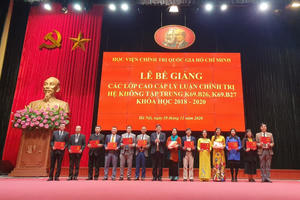 Lễ trao bằng tốt nghiệp các lớp Cao cấp Lý luận Chính trị K69.B26, K69.B27