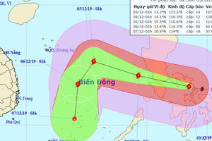 Thông tin mới nhất về bão Kammuri có thể ảnh hưởng tới trận U22 Việt Nam - U22 Singapore