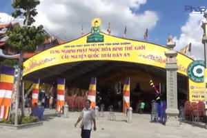 Bình Dương: Khai mạc Lễ chiêm bái tượng Phật Ngọc hòa bình Thế giới
