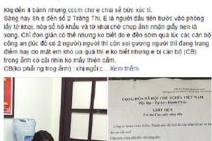 Công dân lên Facebook tố nữ cán bộ công an: "Tôi cảm thấy mệt mỏi và rất buồn"