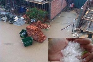 Mưa đá tiếp tục xuất hiện ở Đà Lạt